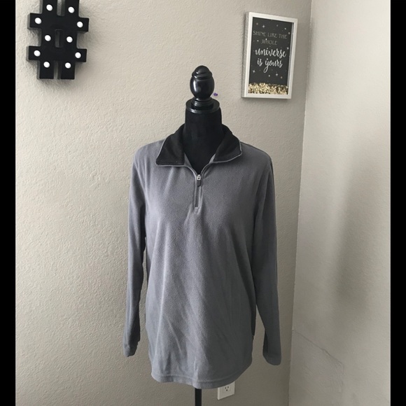 Hang Ten Women’s Fleece Pullover Jacket Gray Sz S - Picture 1 of 8